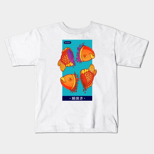 Taiyaki Kids T-Shirt by Chofy87